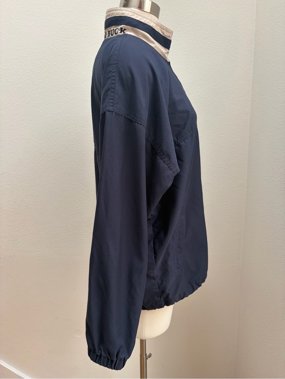 Vintage Seattle Mariners Jacket Windbreaker Full Zip Retro Navy Blue Size Medium - Picture 5 of 10